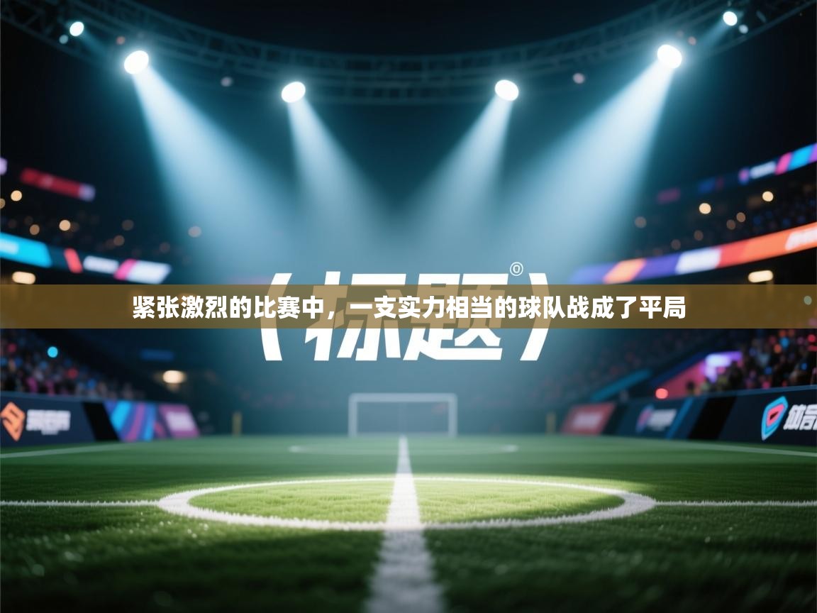 紧张激烈的比赛中,一支实力相当的球队战成了平局 第2张