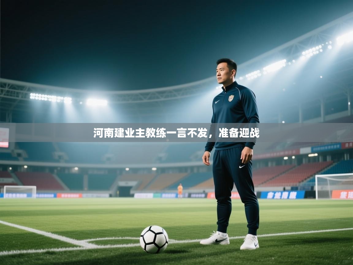 河南建业主教练一言不发，准备迎战