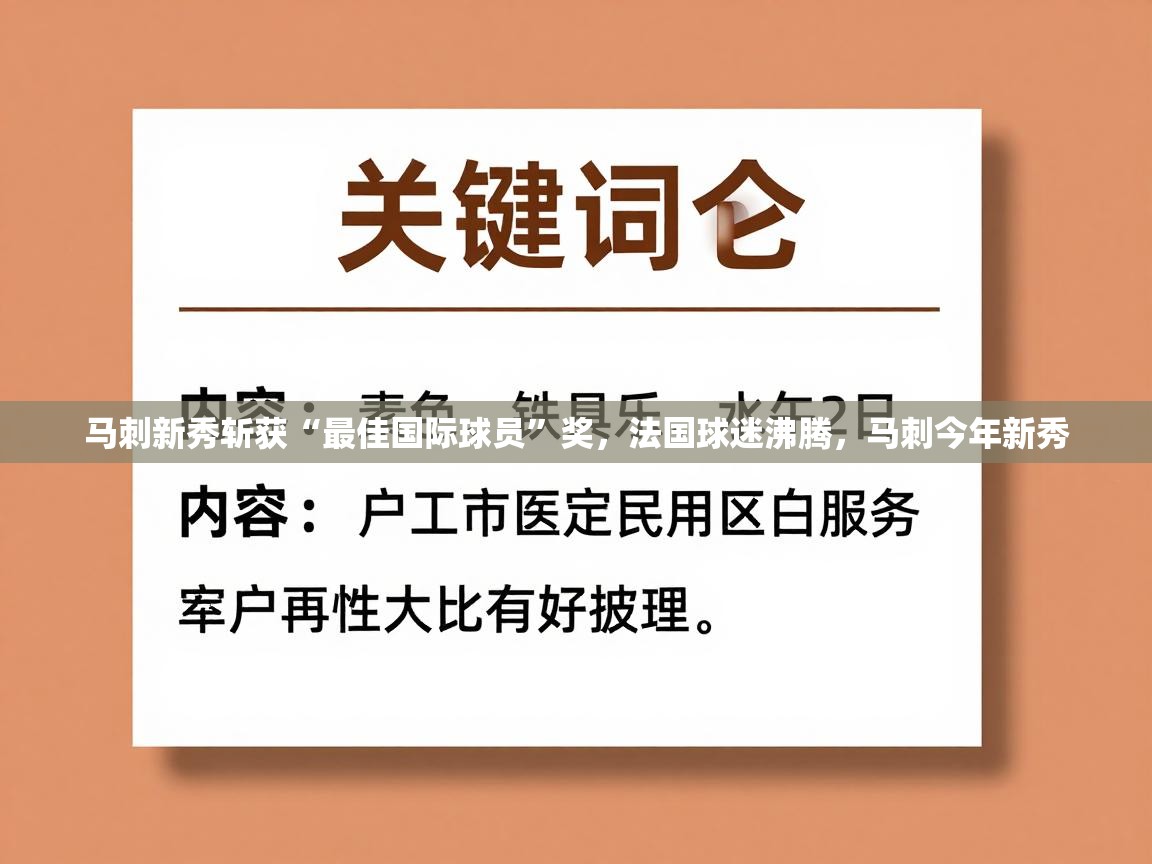 马刺新秀斩获“最佳国际球员”奖，法国球迷沸腾，马刺今年新秀